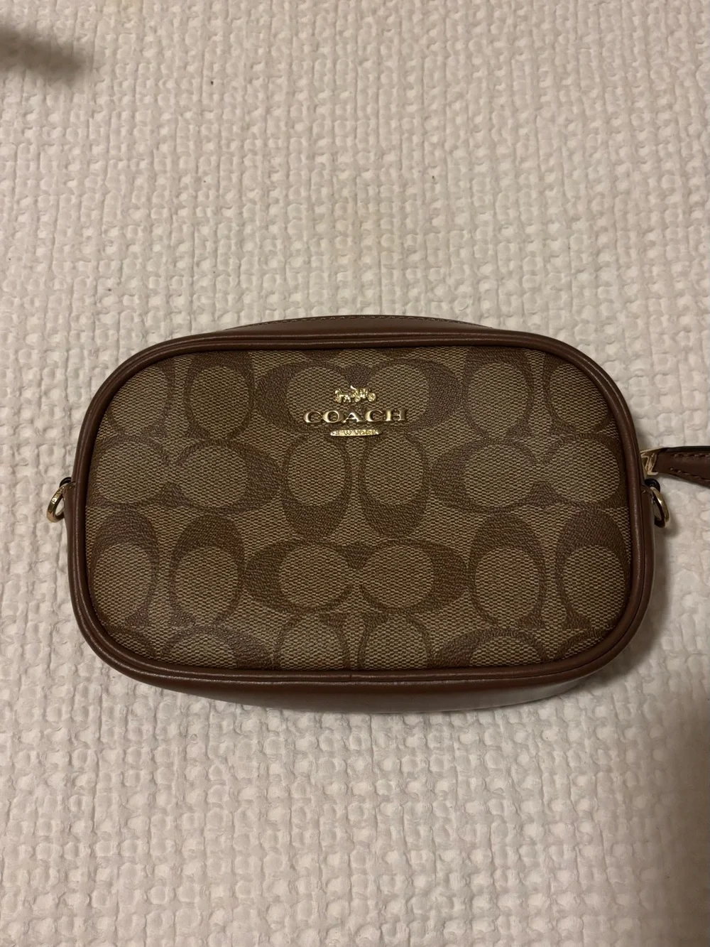 Coach mini Jamie Signature Canvas Camera Crossbody